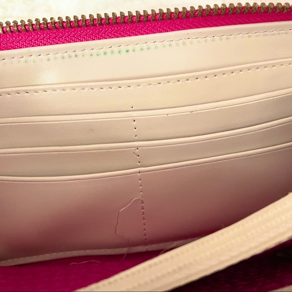 Kate Spade Moroccan Market Pink Zip Wallet - Picture 6 of 12